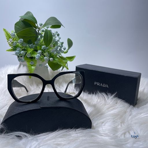 Prada Designer Eyewear-Transparent Lens