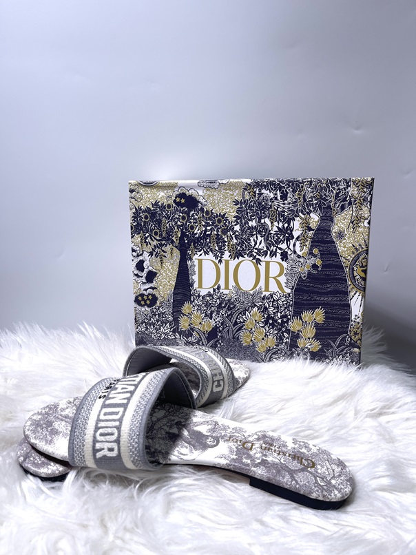 Christian Dior Flat Slippers - Size 40