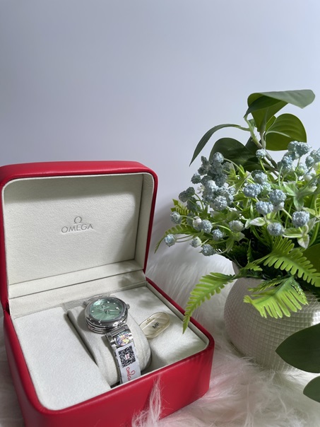 Omega Watch - White Color