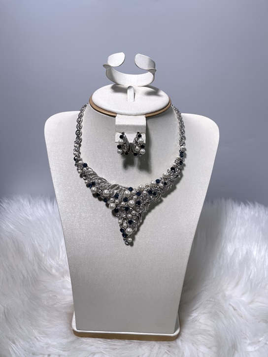 Venus Fashion Set - Silver and Blue