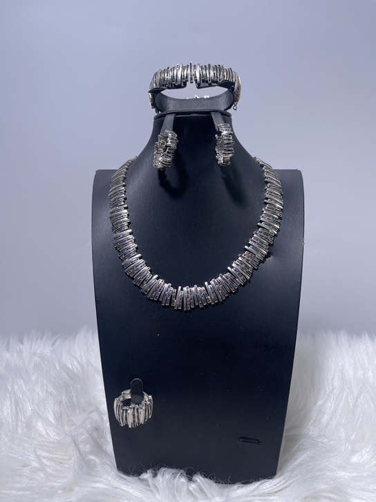 Zirconia Set - Silver