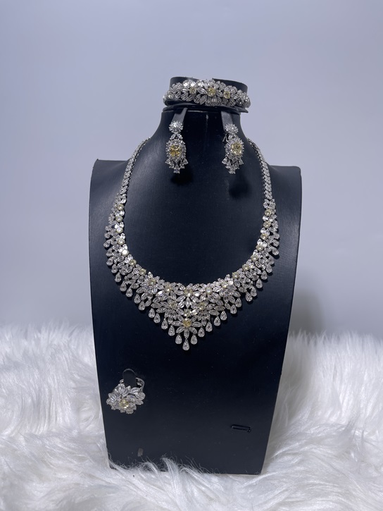 Zirconia Set - Silver