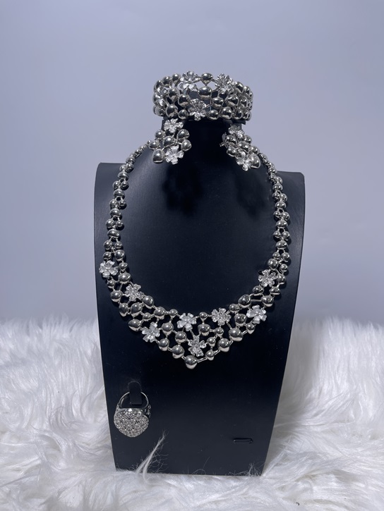 Zirconia Set - Silver
