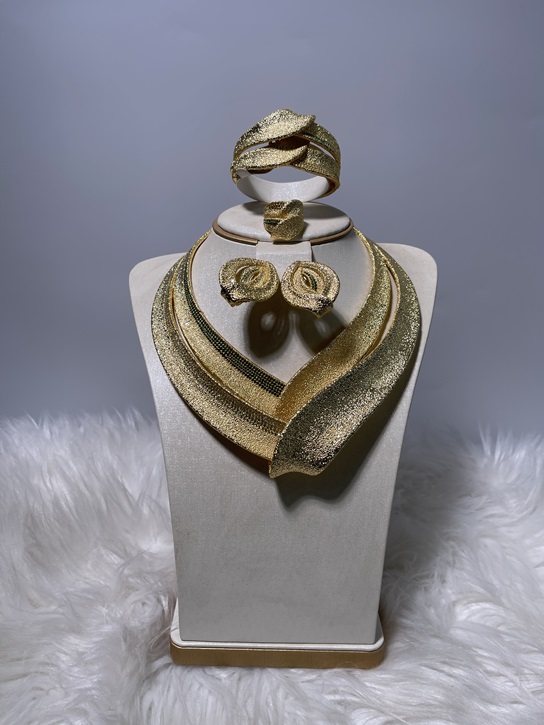 Zirconia Copper Set - Gold