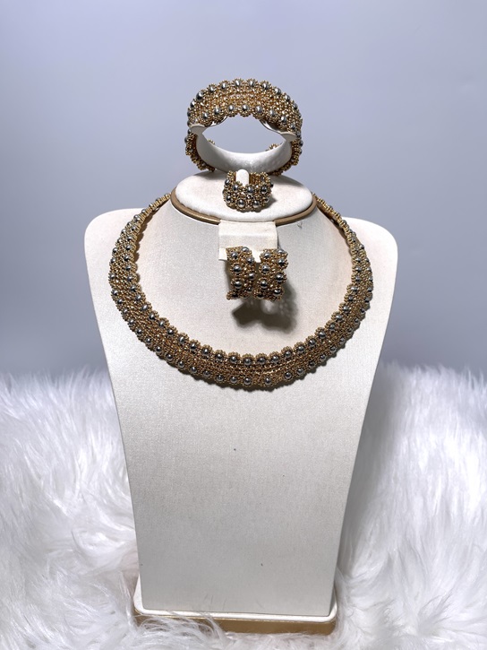 Zirconia Fashion Set - Gold