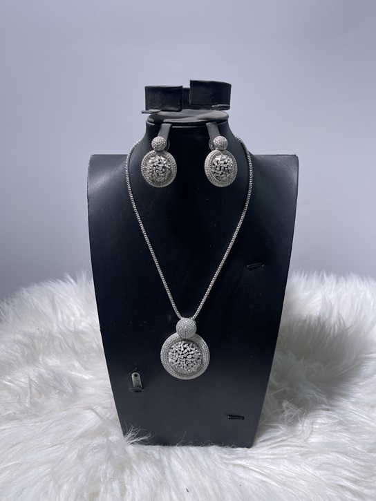 Zirconia Fashion Set - Silver